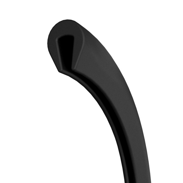 Pyramid Plastics Pyramid rubber panel trim (1 metre) | matte black